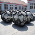 Pneumatic yokohama rubber fender with chain and tyre